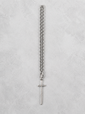 Toggle Cross Necklace (Silver)