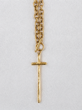 Toggle Cross Necklace (Gold)