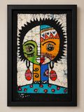 Batik Wall Hanging: Electric Lady