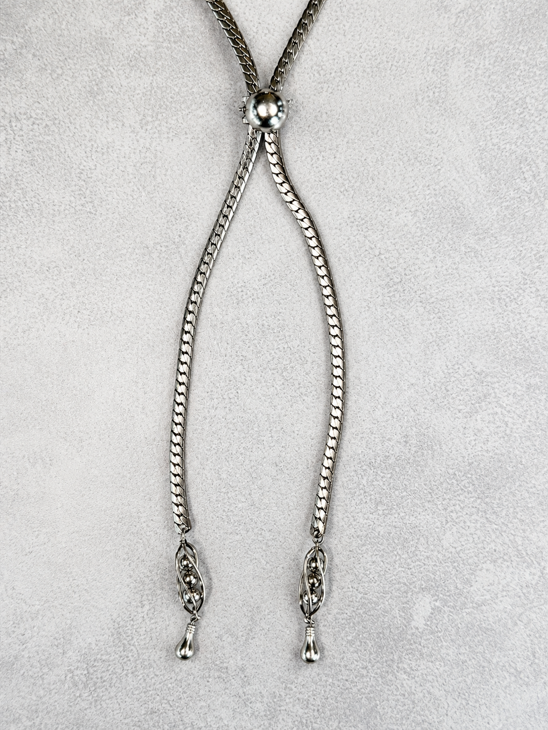 Extended Snake Chain Lariat
