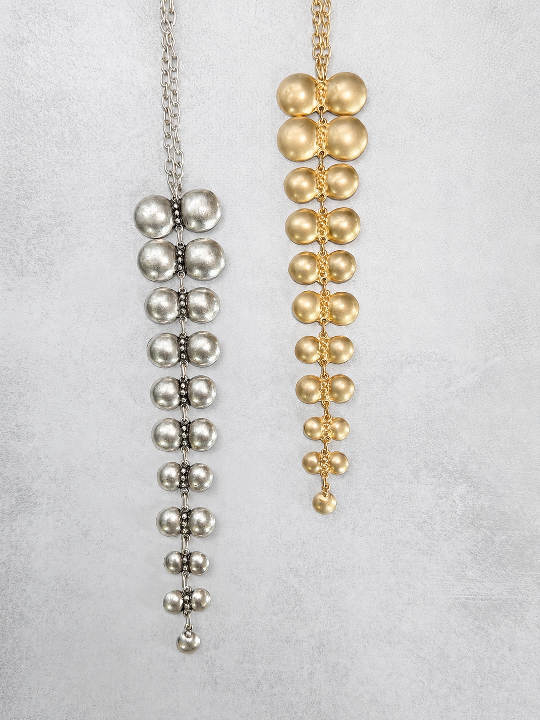 Cascading Seed Necklace (Gold)