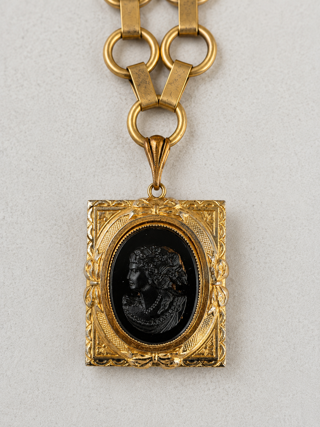 Archive Chain No. 001 — Victorian Revival Cameo Locket