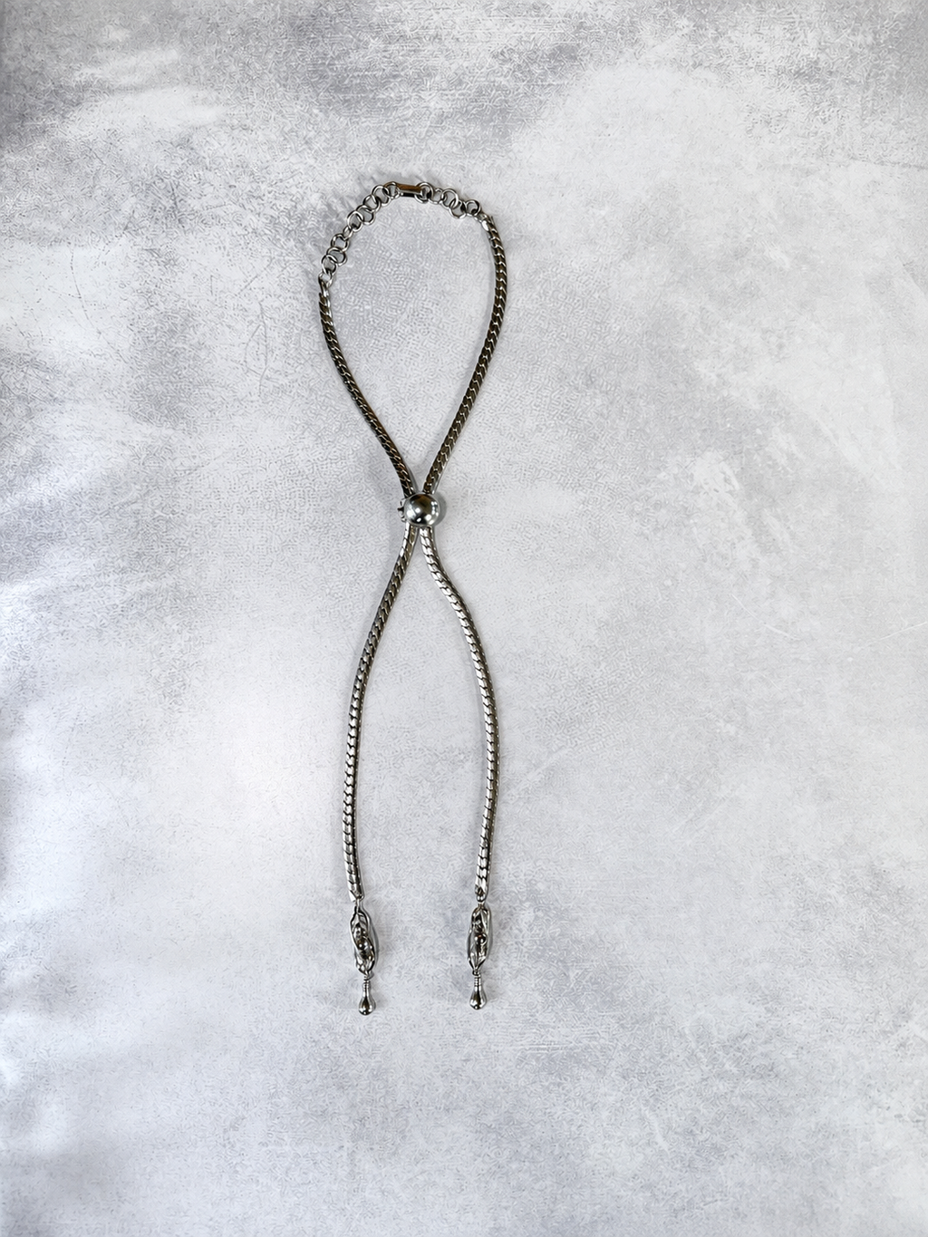 Extended Snake Chain Lariat