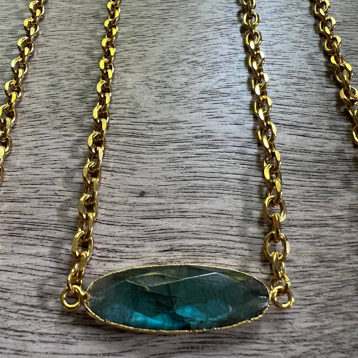 Gold Labradorite Choker