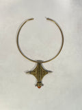 Malian Brass Cross Collar