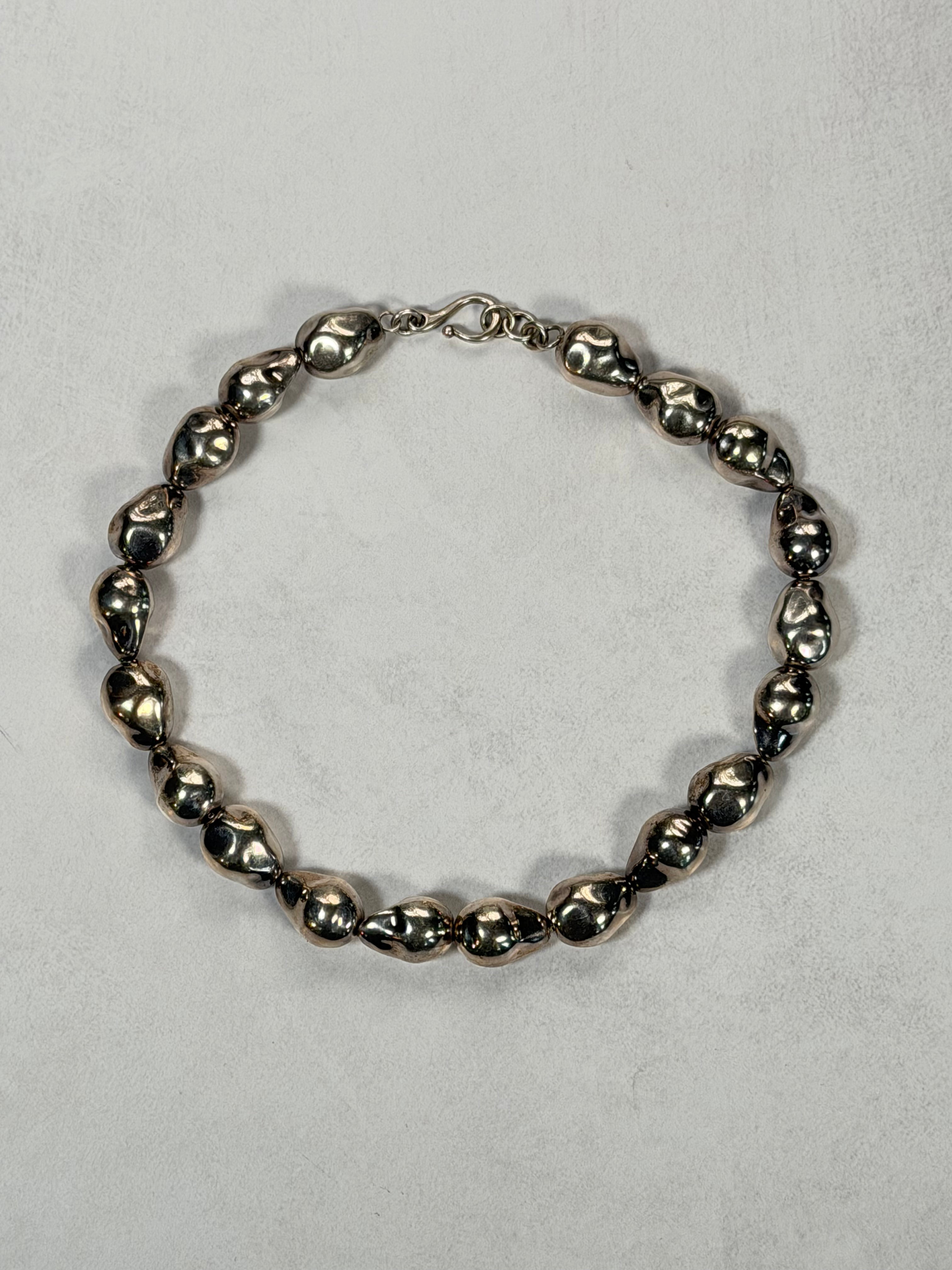 Modernist Oval Link Necklace