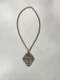 Ornate Cross Medallion Necklace