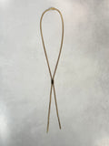 Monet Herringbone Bolo Tie Necklace