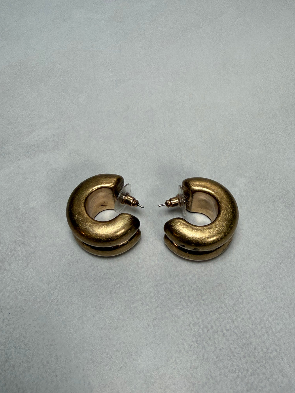 Mini Chunky Gold Hoops