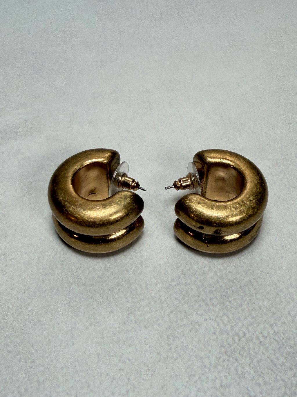 Mini Chunky Gold Hoops