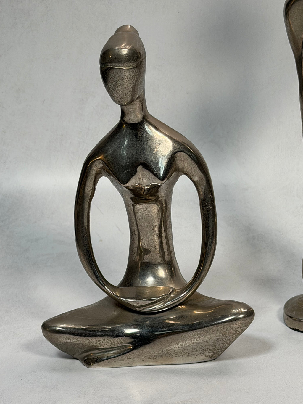 Modernist Figure Sculptures, Set of 2