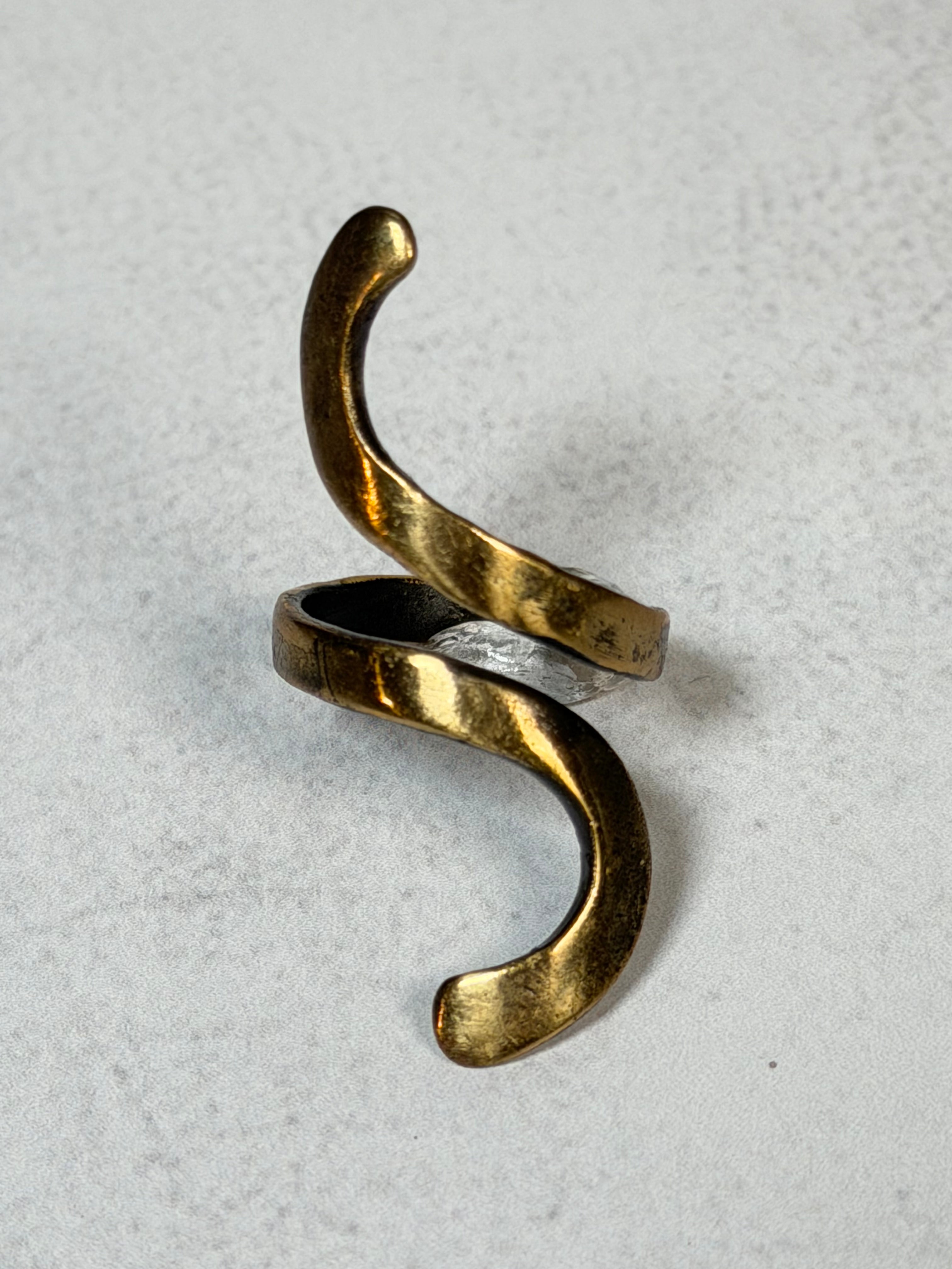 Serpent Spiral Ring
