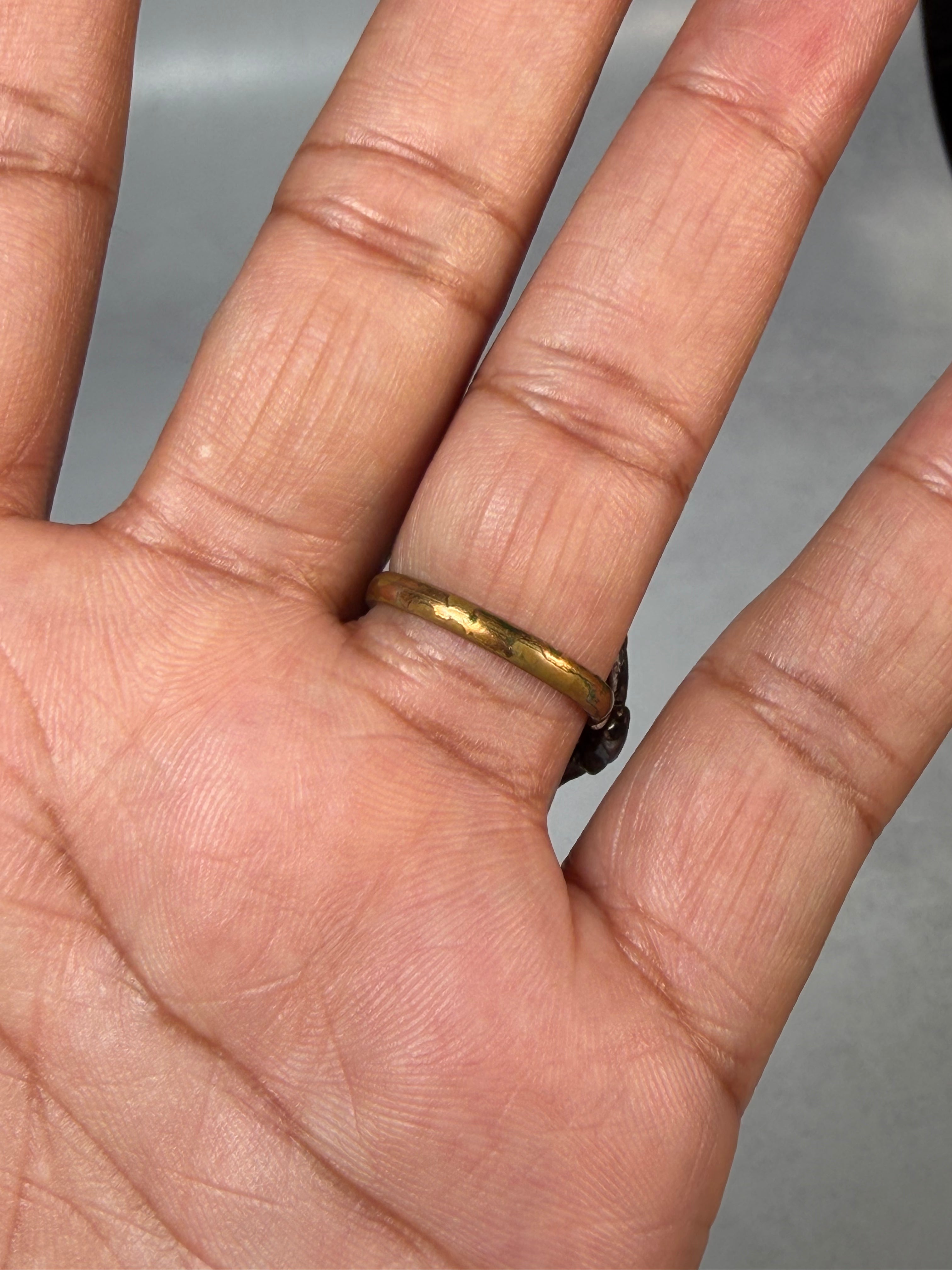 Faux Pearl Estate Ring