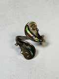 Signed JPG Mexico Abalone Ring