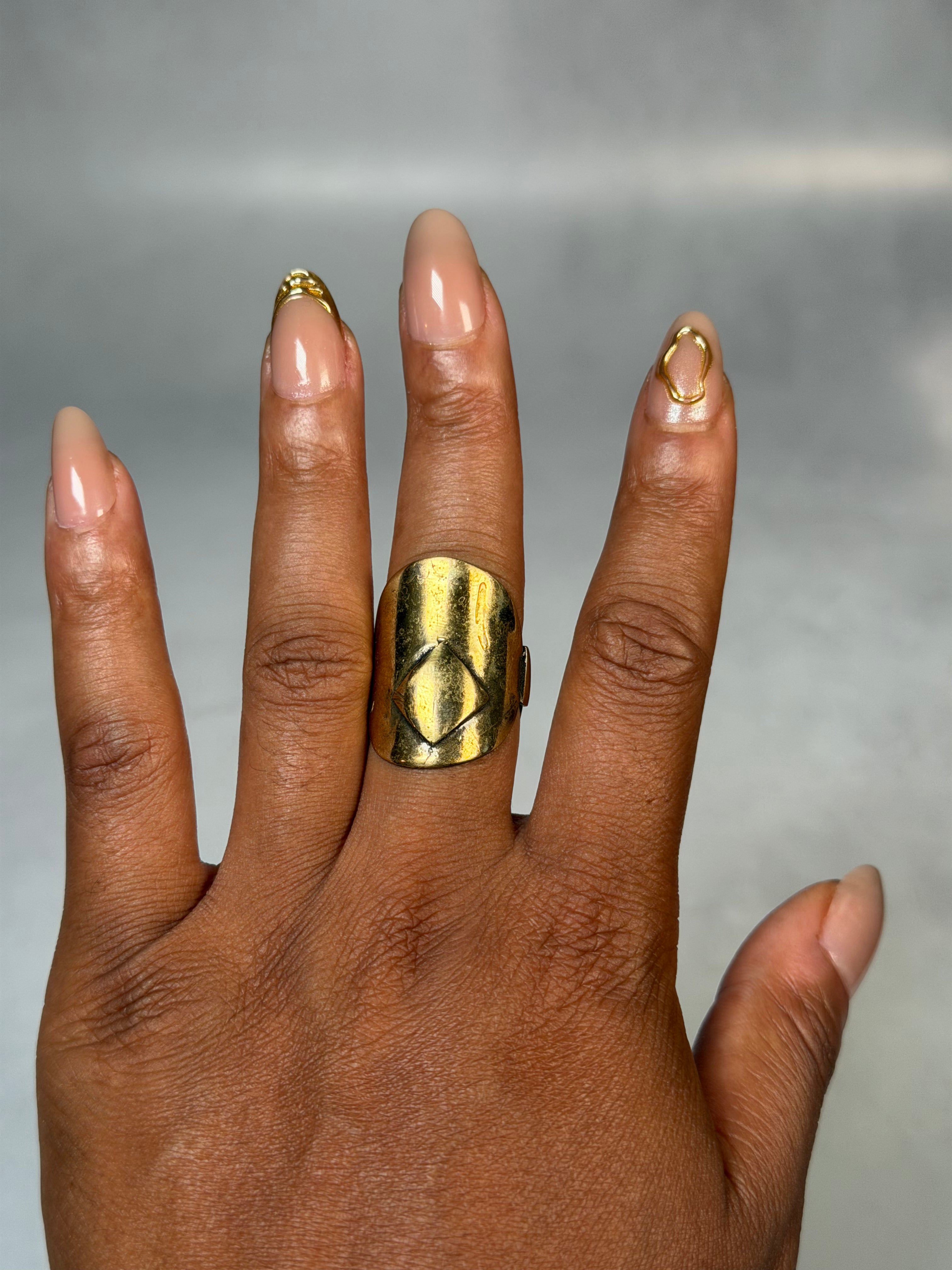 Diamond Saddle Ring