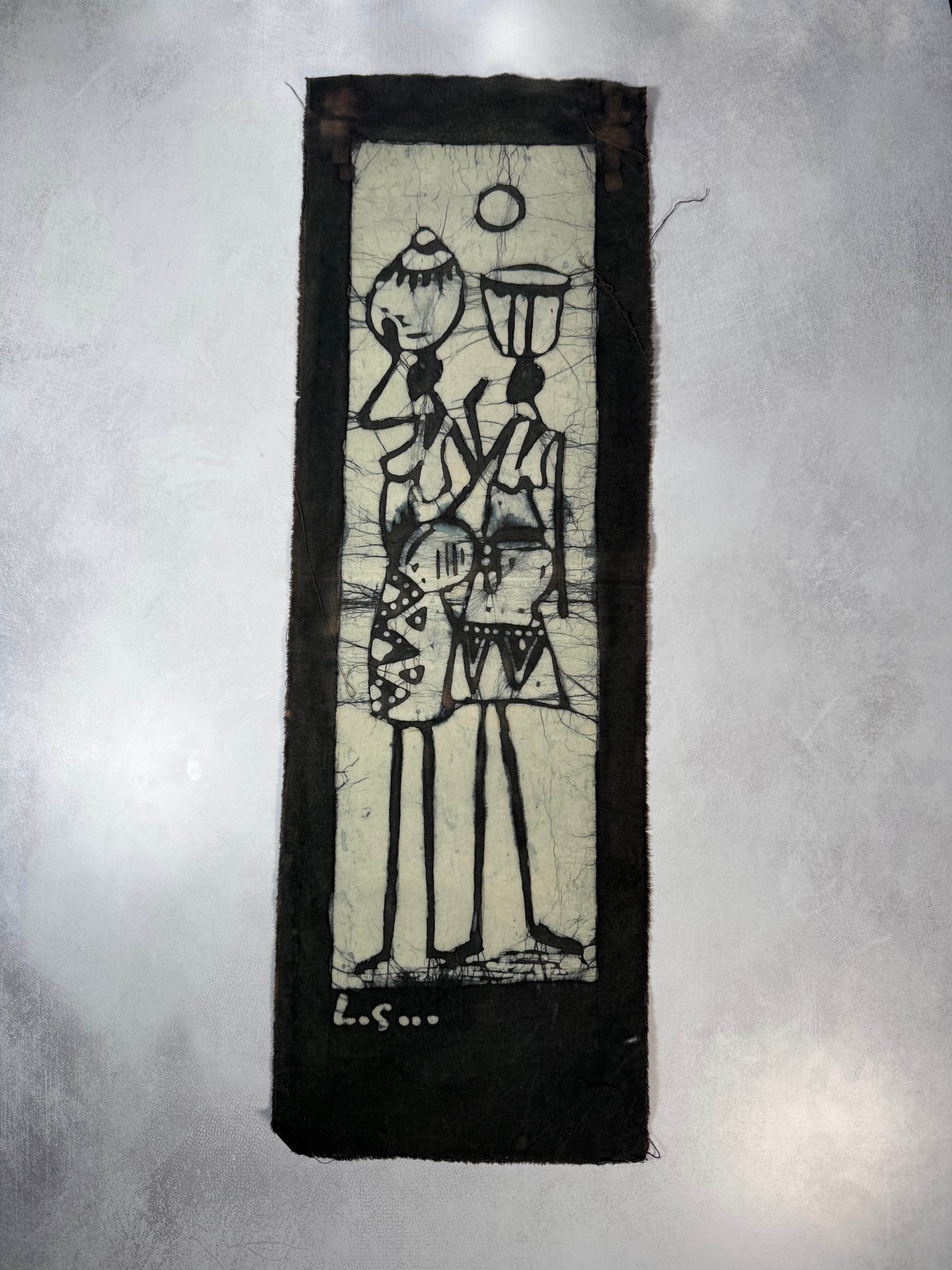 Batik Wall Hanging: The Water Bearers