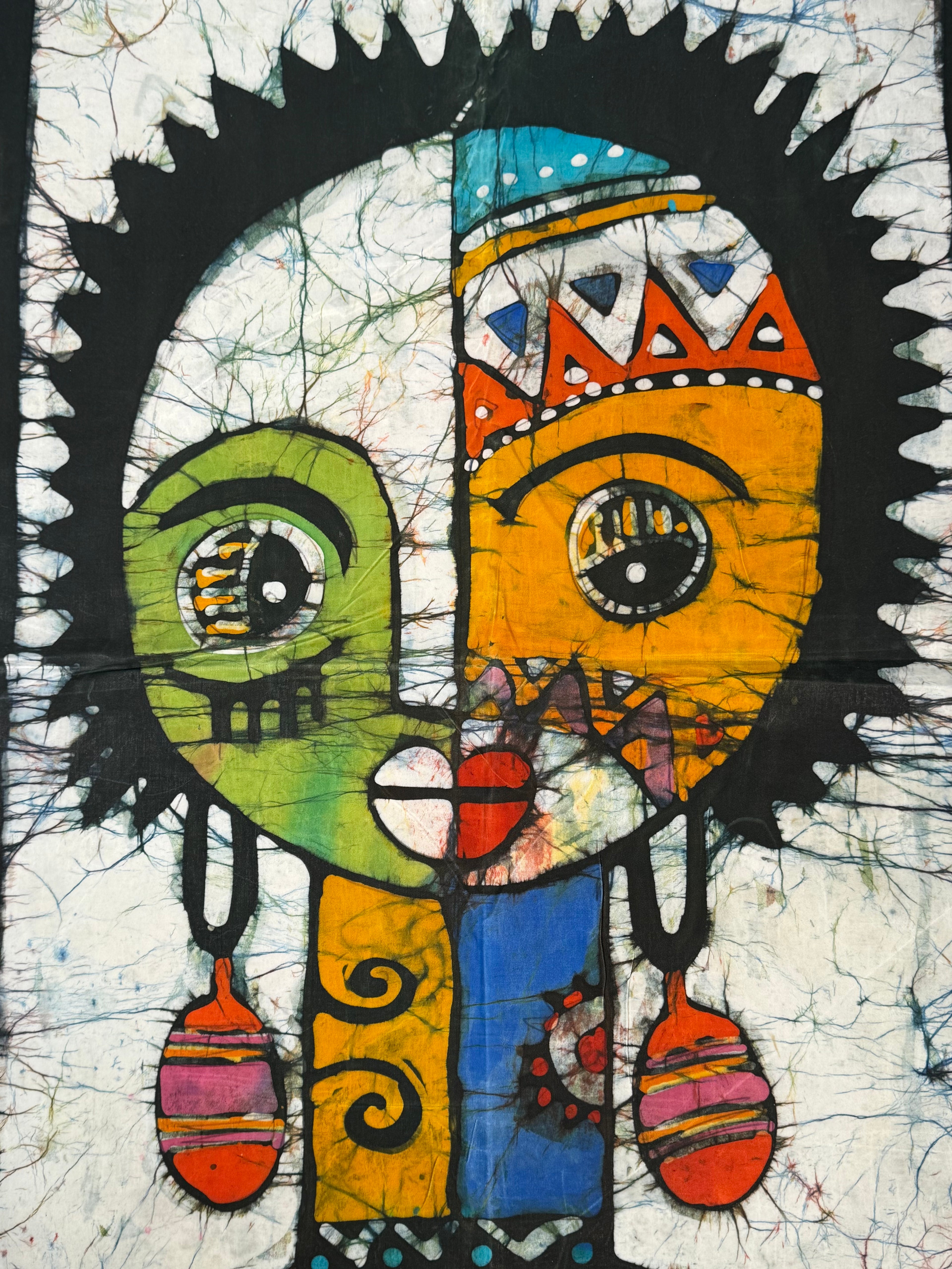 Batik Wall Hanging: Electric Lady