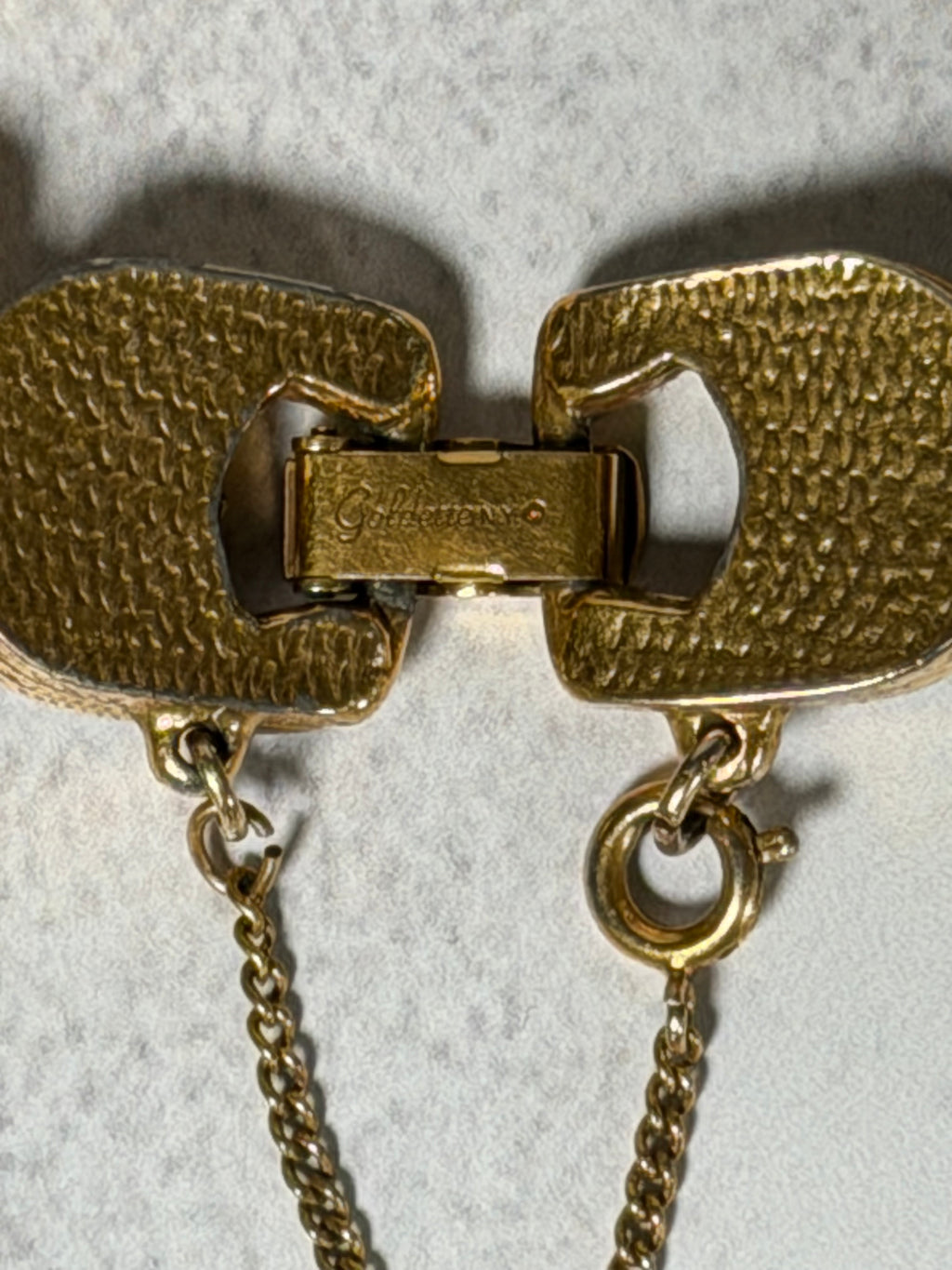 Goldette N.Y. Victorian Revival Charm Slide Bracelet