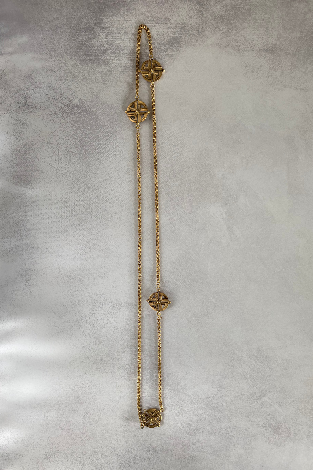 Gold Medallion Necklace