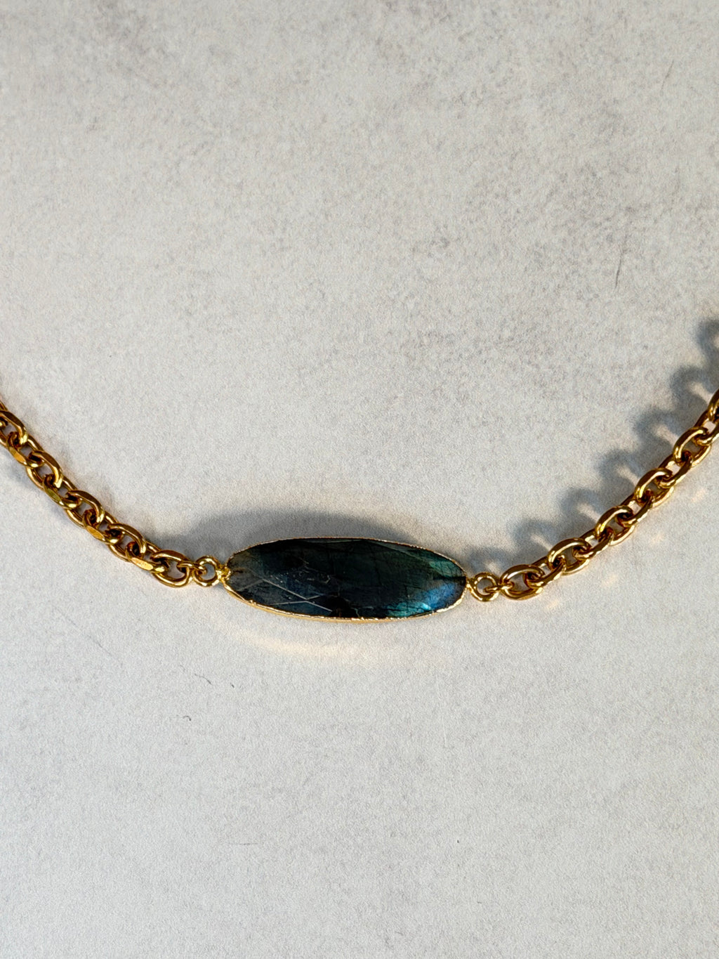 Gold Labradorite Choker