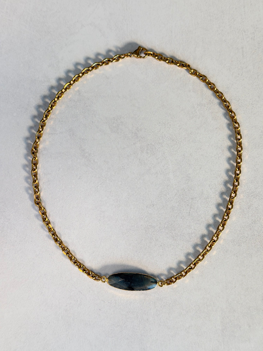 Gold Labradorite Choker