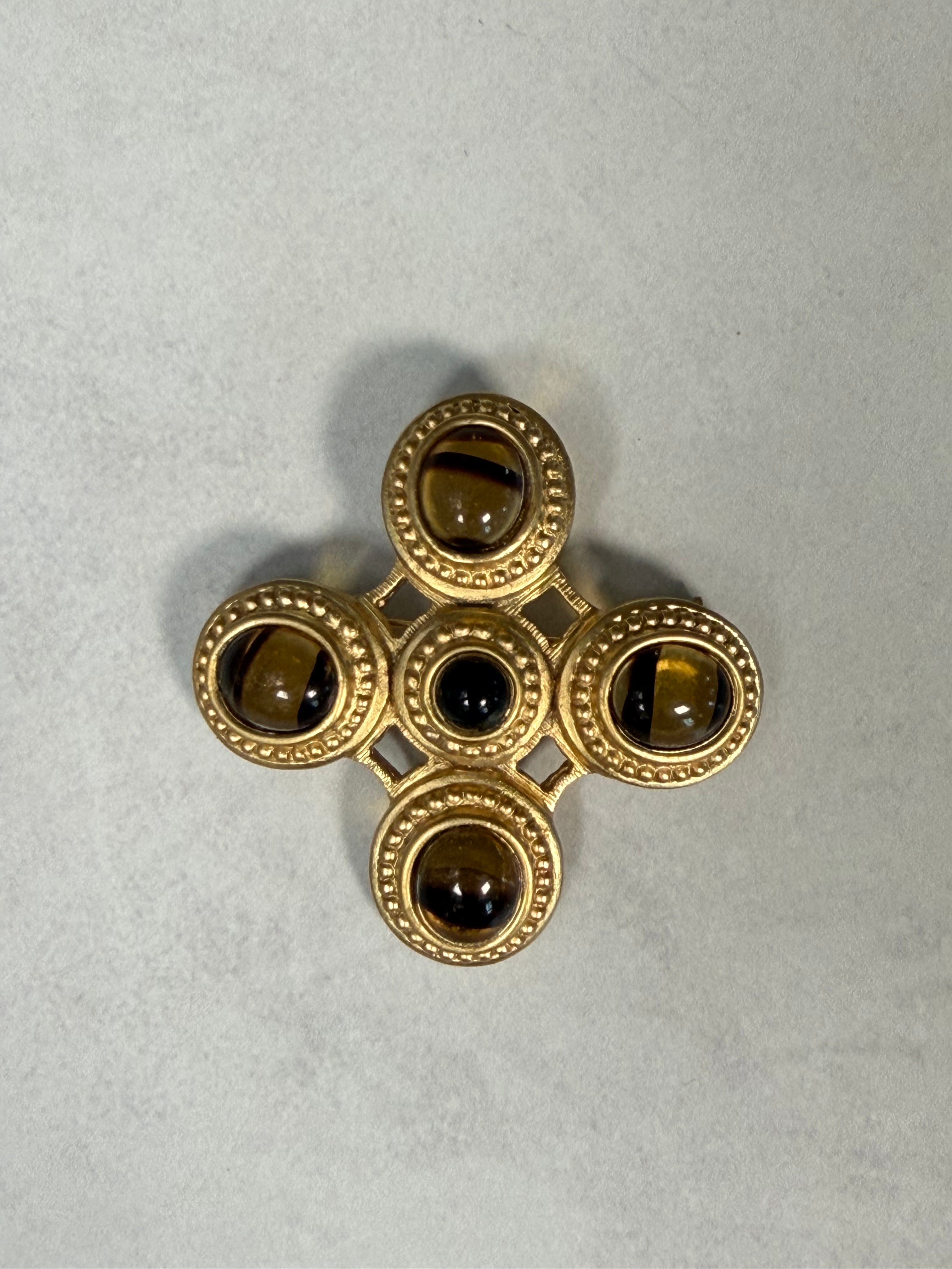 Danecraft Maltese Cross Brooch