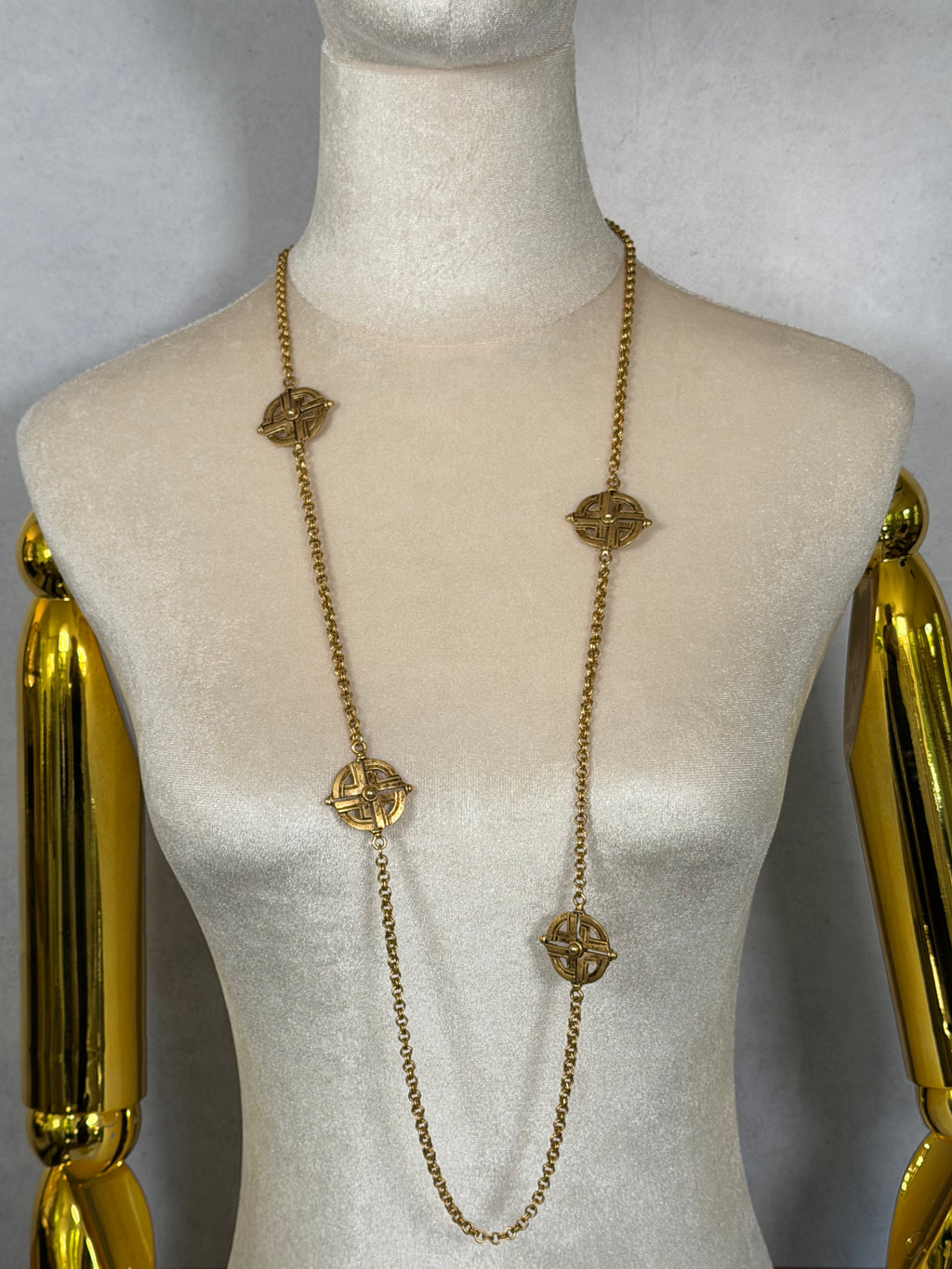 Gold Medallion Necklace