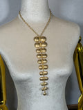 Cascading Seed Necklace (Gold)