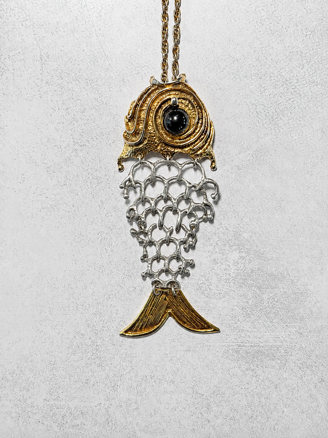 Sculptural Fish Necklace
