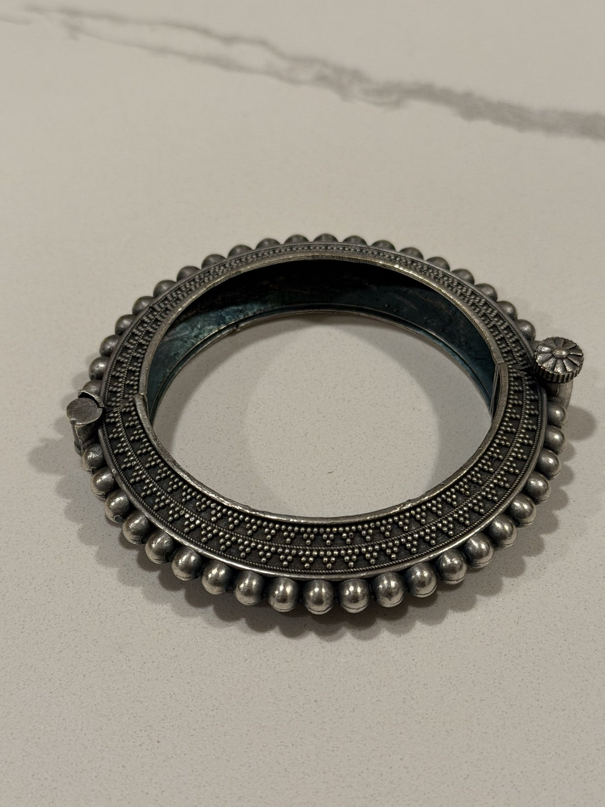 Beaded Rim Bangle