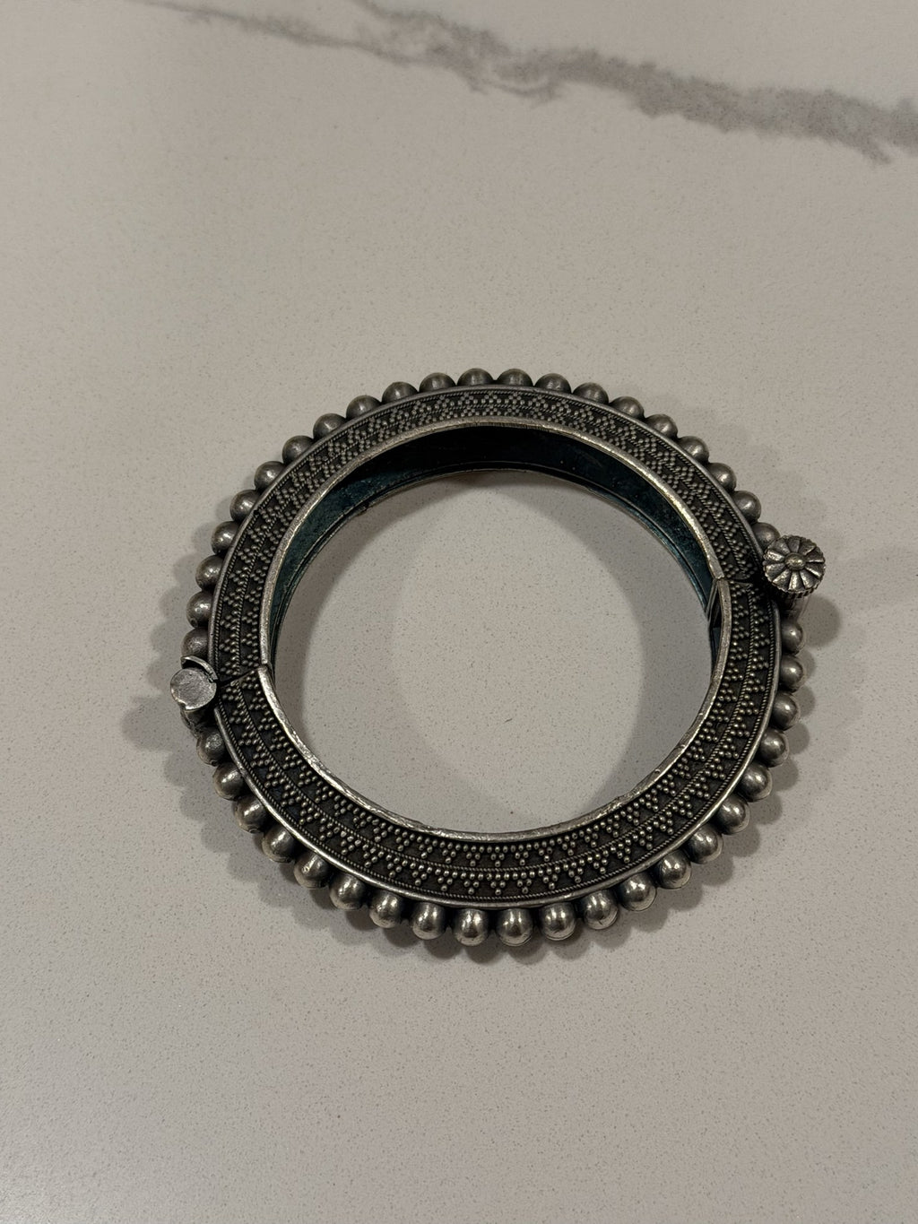 Beaded Rim Bangle