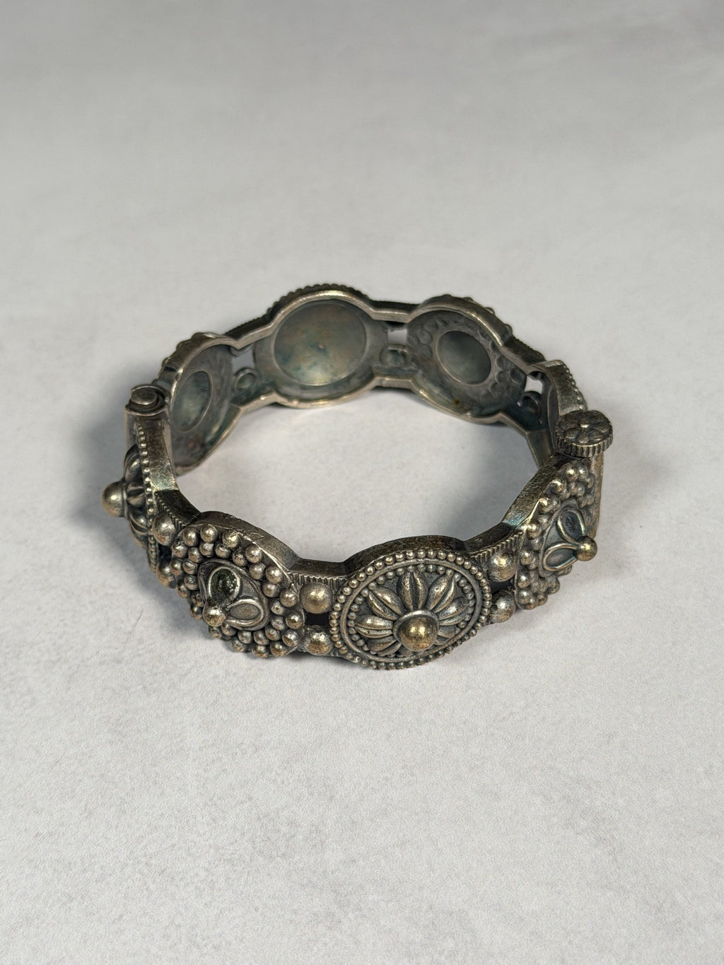 Floral Medallion Bangle