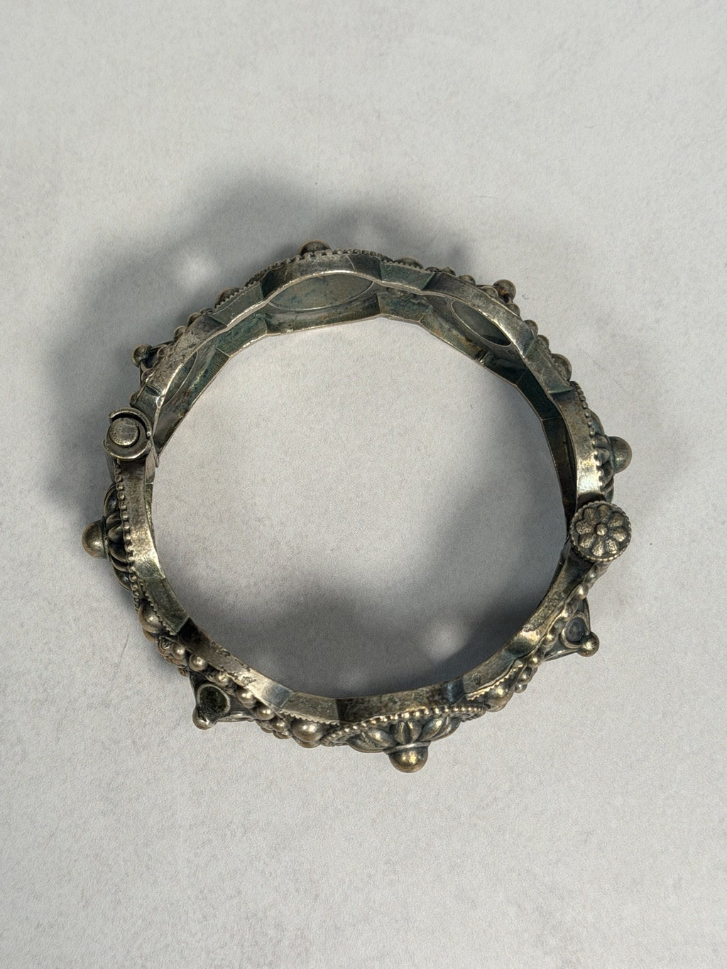 Floral Medallion Bangle