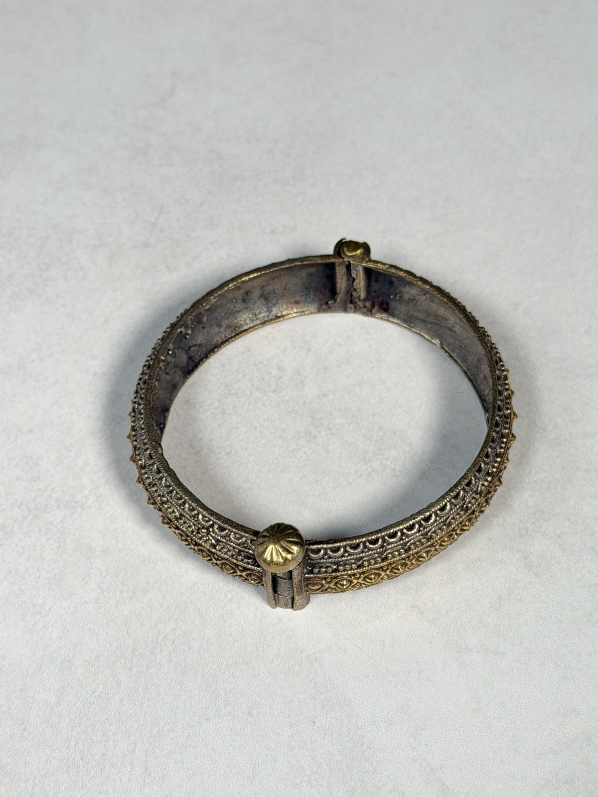 Granulated Two-Tone Bangle