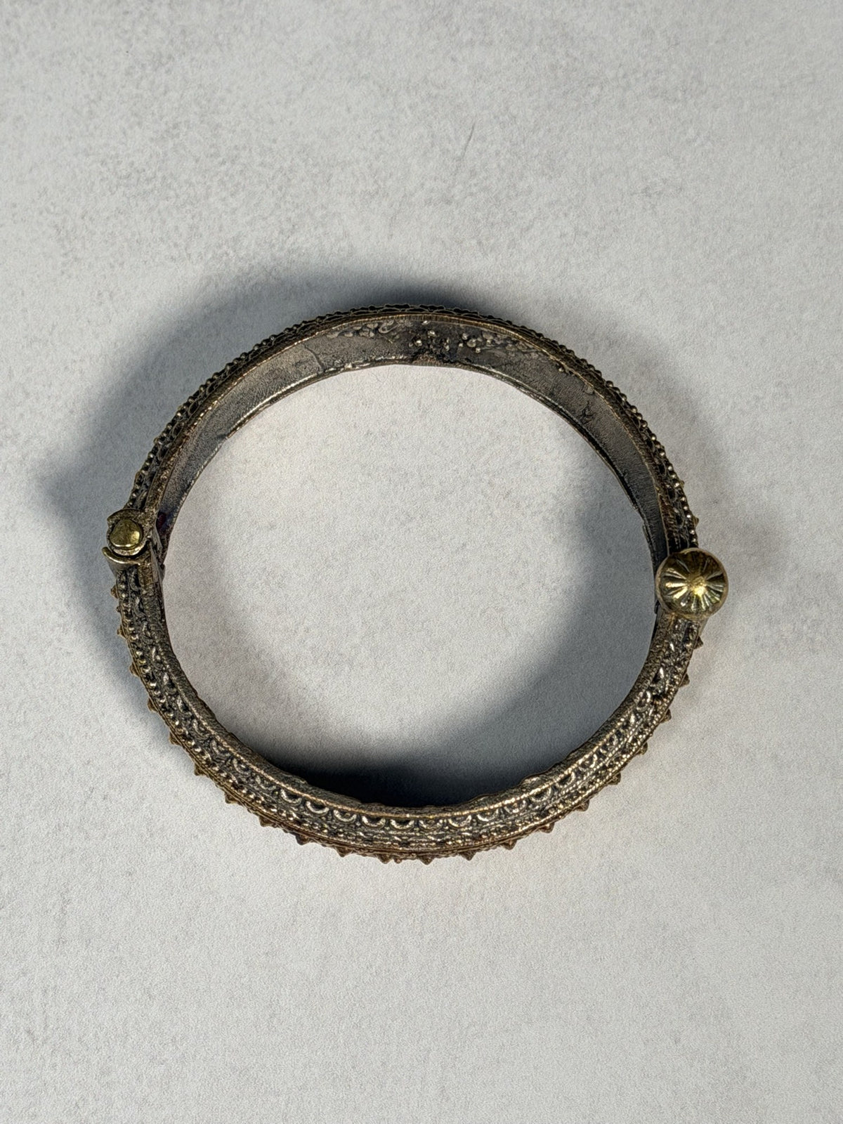 Granulated Two-Tone Bangle