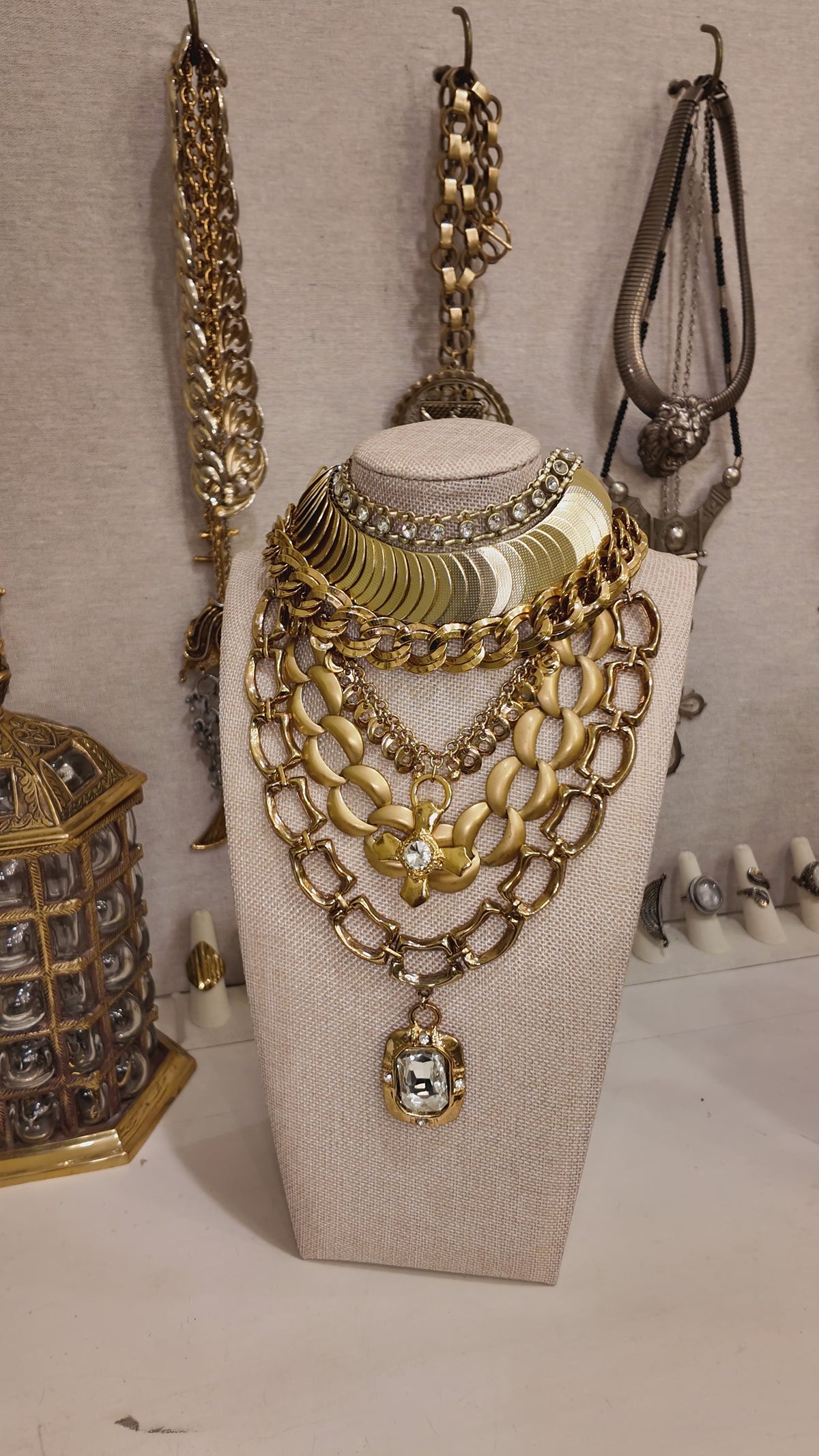 Monet Chunky Double Link Necklace