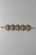 Hammered Cross Bracelet