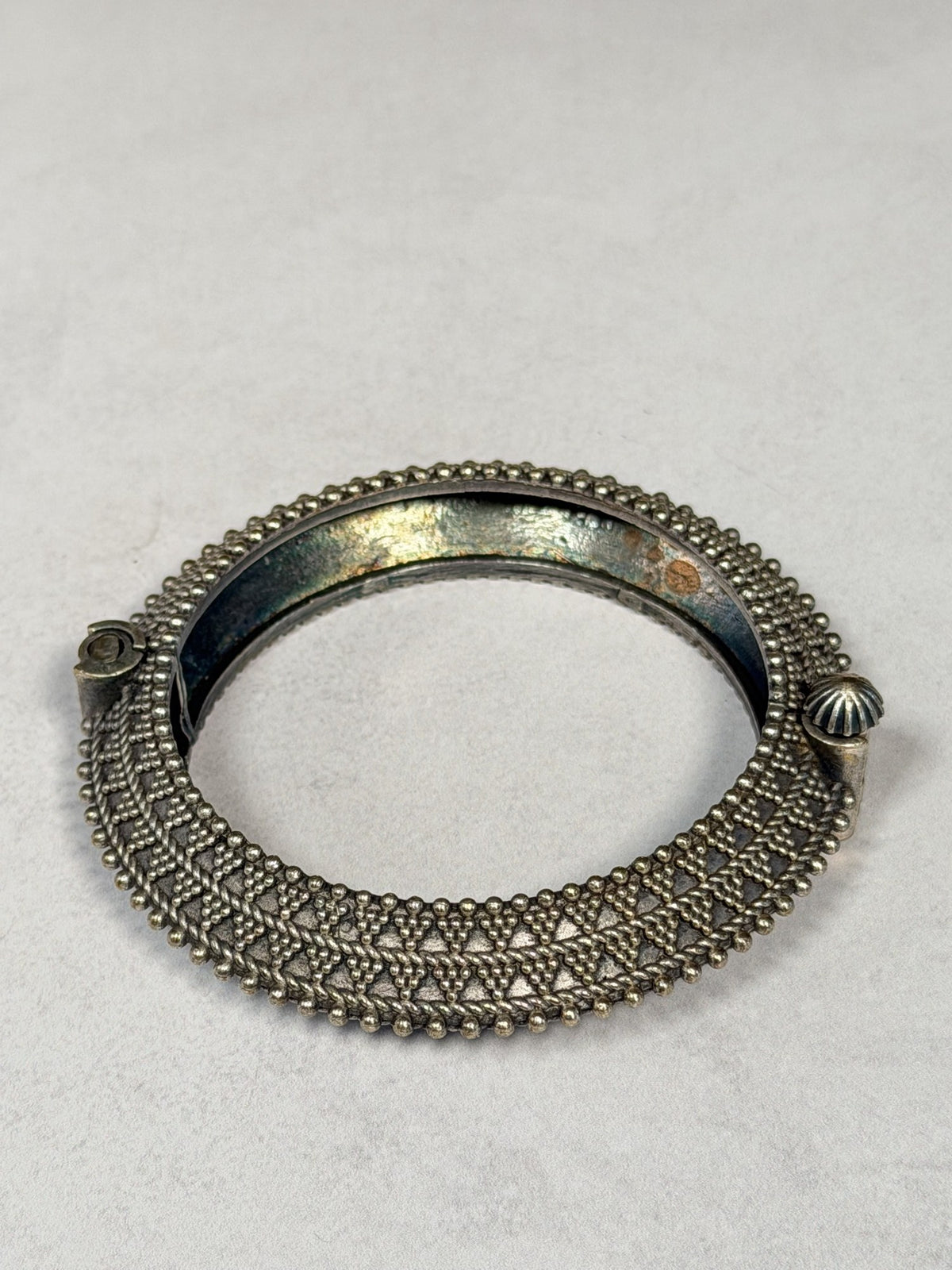 Triangle Beaded Bangle
